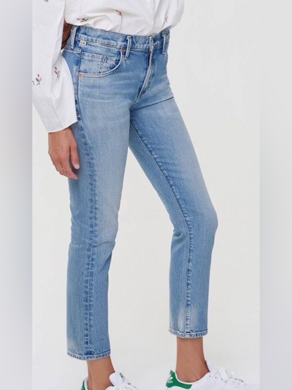 Citizens of Humanity Elsa Mid-Rise Slim Crop Jeans – Size 28.